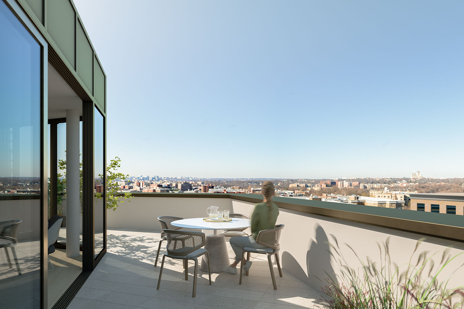 Generous balconies available in select homes