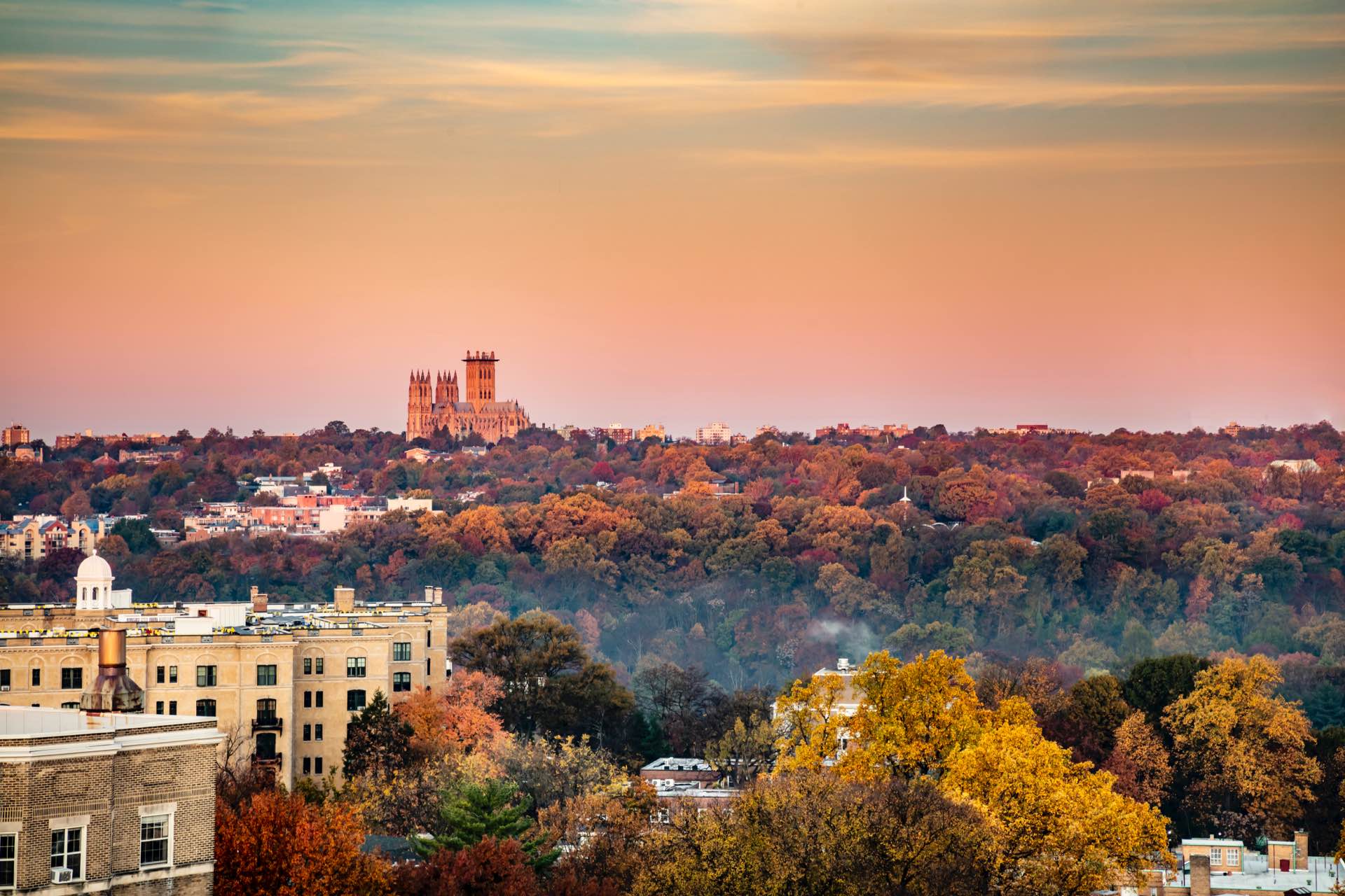 Breathtaking views of the National Cathedral